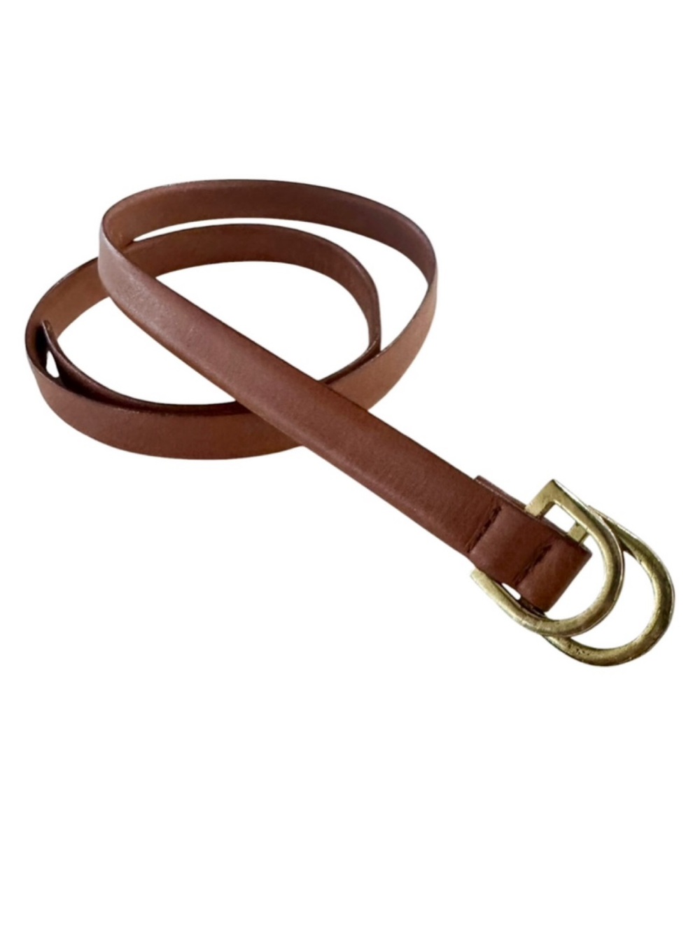 Vintage Casual Corner British Tan Leather Belt